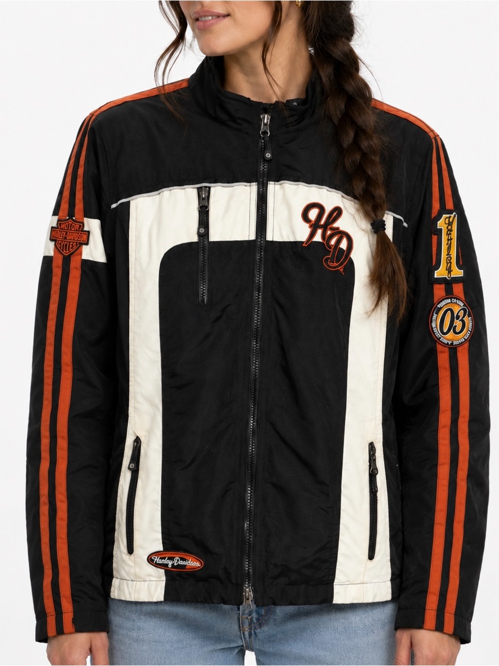 Harley-Davidson Women’s Reflective Nylon Riding Jacket XL